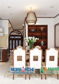 Thiết kế nhà đẹp với gỗ việt cao cấp - Anh Hùng